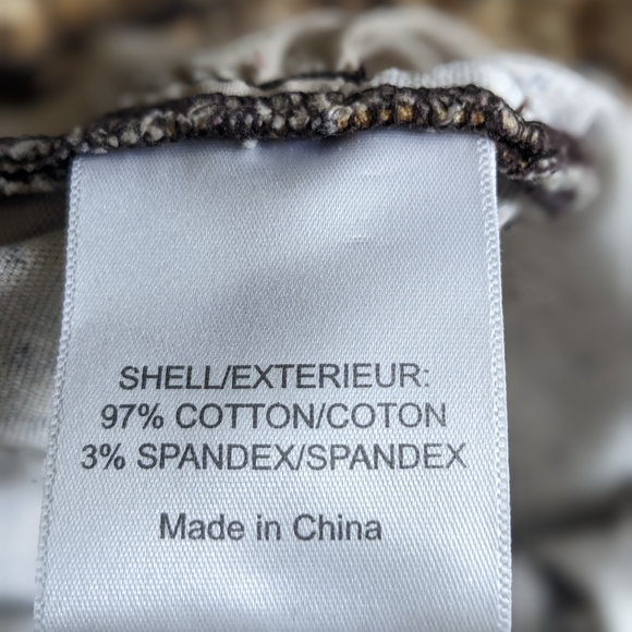 TORY BURCH SUPER SKINNY BROWN SNAKE PRINT JEANS SIZE 29 - Picture 5 of 16